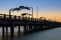 Vilano Beach Fishing Pier Royalty Free Stock Photo