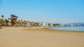 La Pineda beach in Vilaseca, Spain