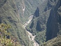 Vilcanota River, Urubamba River Valley. Andes. Peru Royalty Free Stock Photo