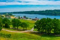 Viljandi lake in Estonia during a sunny day Royalty Free Stock Photo