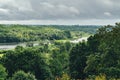 Viljandi lake in picturesque valley, Estonia