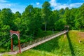Viljandi Suspension Bridge in Estonia Royalty Free Stock Photo