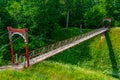 Viljandi Suspension Bridge in Estonia Royalty Free Stock Photo