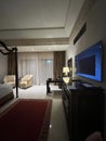 Villa accommodation at Sharq Village and Spa, a Ritz-Carlton Hotel, in Doha, Qatar Royalty Free Stock Photo