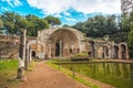 Villa Adriana Roman archaeological complex at Tivoli, Italy Royalty Free Stock Photo