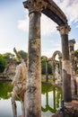 Villa Adriana Roman archaeological complex at Tivoli, Italy Royalty Free Stock Photo