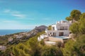 Villa in Altea Hills, Spain, Costa Blanca. Luxyry villa with swimming pool in mountains.