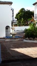 Villa and apartments are laid out in lovely Low level complexes in nerja on the Costa del Sol Royalty Free Stock Photo
