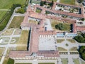 Villa Arconati, Castellazzo, Bollate, Milan, Italy. Aerial view. Villa Arconati, Castellazzo, Bollate, Milan, Italy