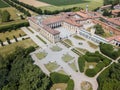 Villa Arconati, Castellazzo, Bollate, Milan, Italy. Aerial view. Villa Arconati, Castellazzo, Bollate, Milan, Italy