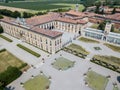 Villa Arconati, Castellazzo, Bollate, Milan, Italy. Aerial view. Villa Arconati, Castellazzo, Bollate, Milan, Italy