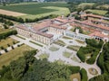 Villa Arconati, Castellazzo, Bollate, Milan, Italy. Aerial view. Villa Arconati, Castellazzo, Bollate, Milan, Italy