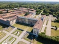 Villa Arconati, Castellazzo, Bollate, Milan, Italy. Aerial view of Villa Arconati