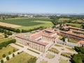 Villa Arconati, Castellazzo, Bollate, Milan, Italy. Aerial view of Villa Arconati