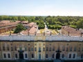 Villa Arconati, Castellazzo, Bollate, Milan, Italy. Aerial view of Villa Arconati