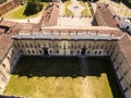 Villa Arconati, Castellazzo, Bollate, Milan, Italy. Aerial view of Villa Arconati