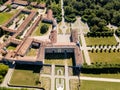 Villa Arconati, Castellazzo, Bollate, Milan, Italy. Aerial view of Villa Arconati