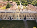 Villa Arconati, Castellazzo, Bollate, Milan, Italy. Aerial view of Villa Arconati