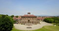 Villa Bagatti Valsecchi, villa, aerial view, eighteenth century, Italian villa, Varedo, Monza Brianza, Lombardy Italy