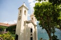 Villa Balbianello. Lake Como. Old Chapel on Villa del Balbianello. Lake Como. Italy