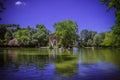 Villa Borghese garden in Rome