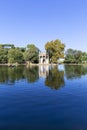 Villa Borghese gardens, 18th century Temple of Aesculapius, Rome, Italy Royalty Free Stock Photo