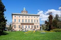 Villa Ciani of 19th century in the Park Ciani at the lake Lugano. Town of Lugano, Switzerland