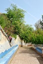 Villa comunale di Vietri sul mare, with typical decoration of ce