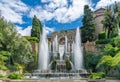 Villa dâEste in Tivoli Rome, majestic fountains in Renaissance garden