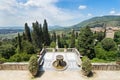 Villa d`Este in Tivoli, Italy, Europe. Royalty Free Stock Photo