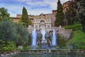 Villa d`Este, Tivoli most popular traveling destination in lazio Royalty Free Stock Photo
