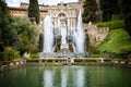 Villa d`Este in Tivoli, Rome. Italy Royalty Free Stock Photo