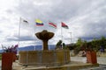 Villa de Leyva, Colombia; December 23 2019: Amazing view of the museum el fosil near villa de leyva, with fosils of dinosaurs and