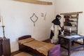 VILLA DE LEYVA, COLOMBIA - SEPTEMBER 22, 2015: Room converted to a museum in a convent Santo Ecce near Villa de