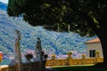 Villa del Balbianello, famous villa in the comune of Lenno, overlooking Lake Como Royalty Free Stock Photo