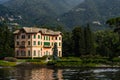 Villa Dozzio in Cernobbio, Lake Como Royalty Free Stock Photo
