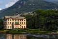 Villa Dozzio in Cernobbio, Lake Como Royalty Free Stock Photo