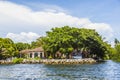 Villa in Fort Lauderdale seen from the water taxi Royalty Free Stock Photo