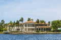 Villa in Fort Lauderdale seen from the water taxi Royalty Free Stock Photo