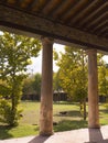 Villa Garden in Pompeii Italy