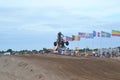 Quad race in the sand dunes