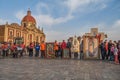 Pilgrimage originally from the Boxtha region, Hidalgo, Mexico. Royalty Free Stock Photo