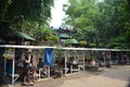 Villa Jovita resort huts and trees in Batangas, Philippines