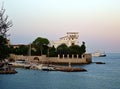 Villa Kerylos view from embankment Beaulieu-sur-Mer Royalty Free Stock Photo