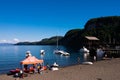 View of Bahia Mansa beach Royalty Free Stock Photo