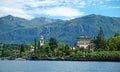 Villa Lake Como Royalty Free Stock Photo