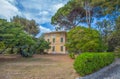 Villa Luxoro in Genoa Nervi, near Genoa Nervi Groppallo Park, Italy. Royalty Free Stock Photo