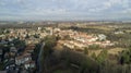 Villa Medolago Rasini, Limbiate, aerial view of the villa of the `700