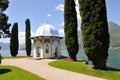 Villa Melzi at the famous Italian lake Como Royalty Free Stock Photo