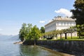 Villa Melzi at the Italian lake Como Royalty Free Stock Photo